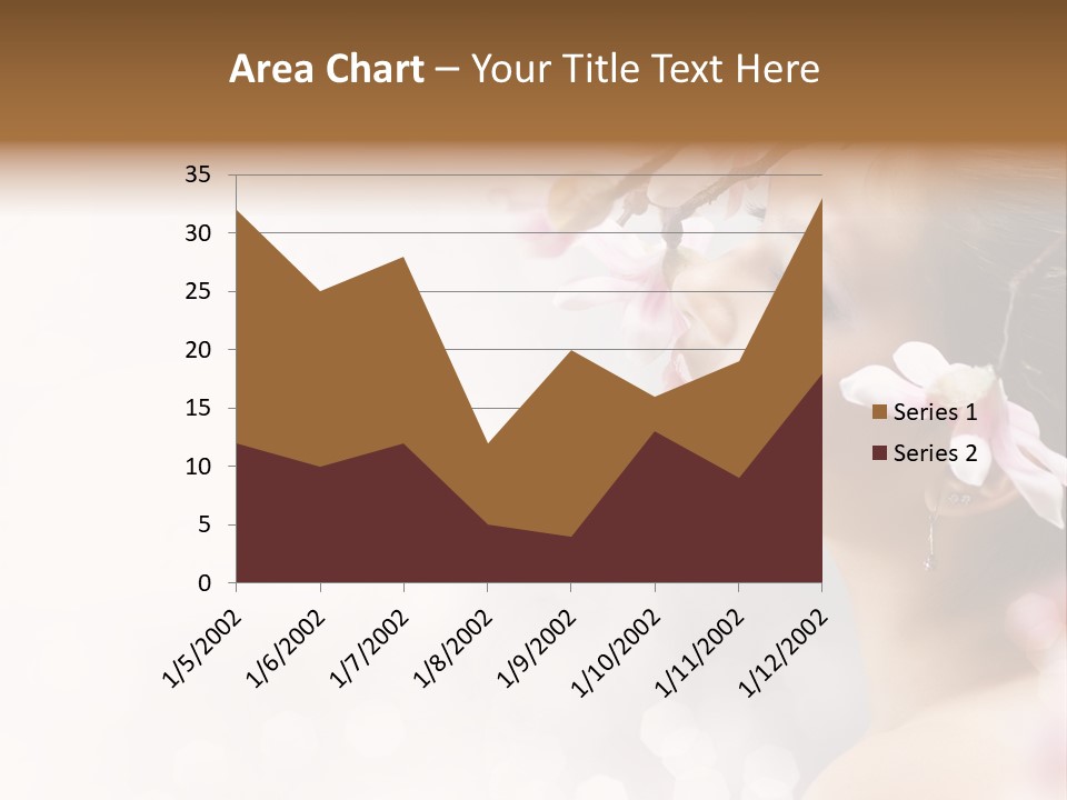 Healthy Caucasian Expression PowerPoint Template