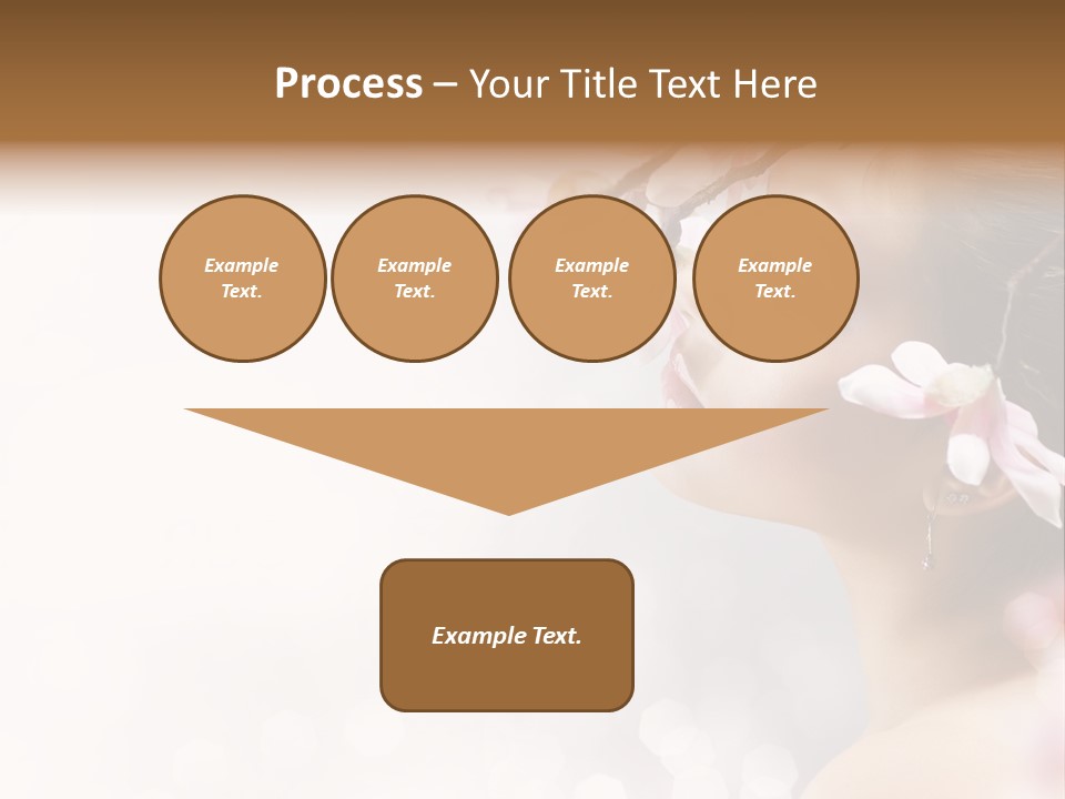 Healthy Caucasian Expression PowerPoint Template
