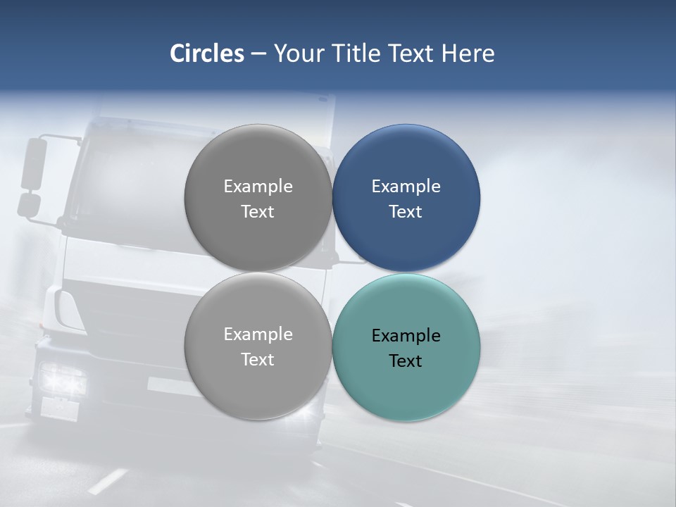 Toll Transport Itinerary PowerPoint Template