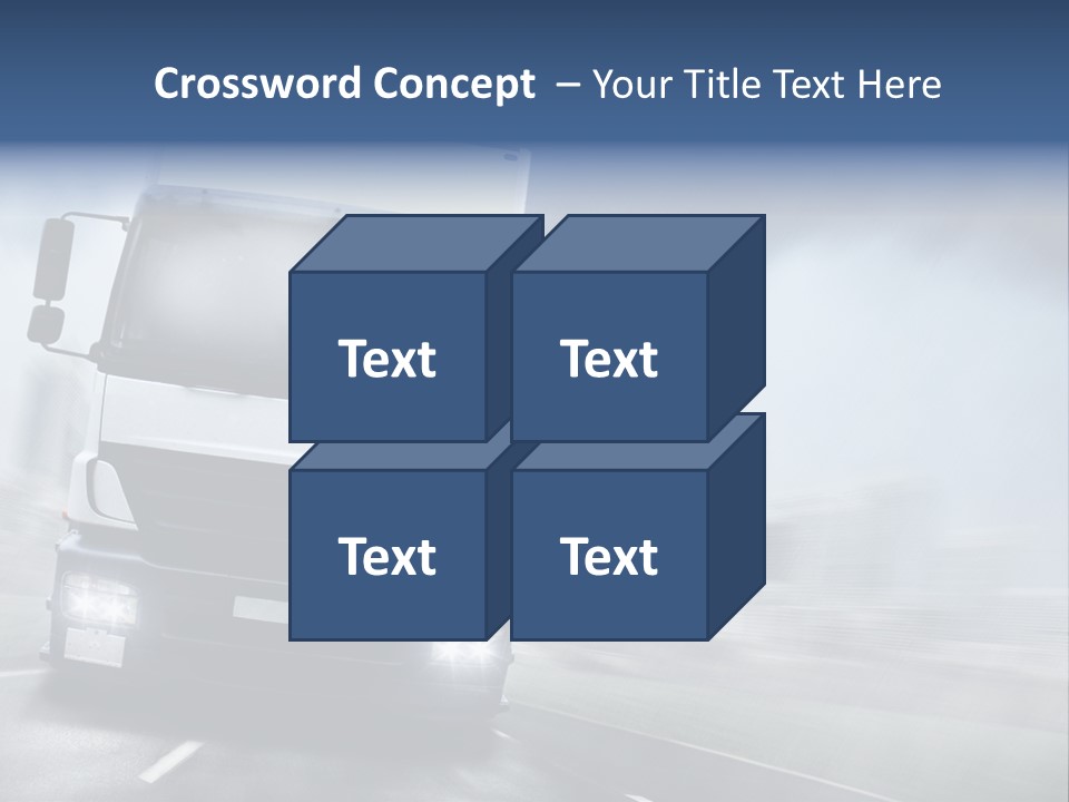 Toll Transport Itinerary PowerPoint Template