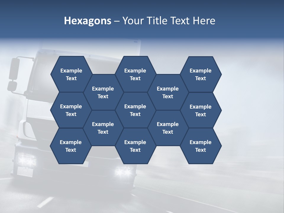 Toll Transport Itinerary PowerPoint Template