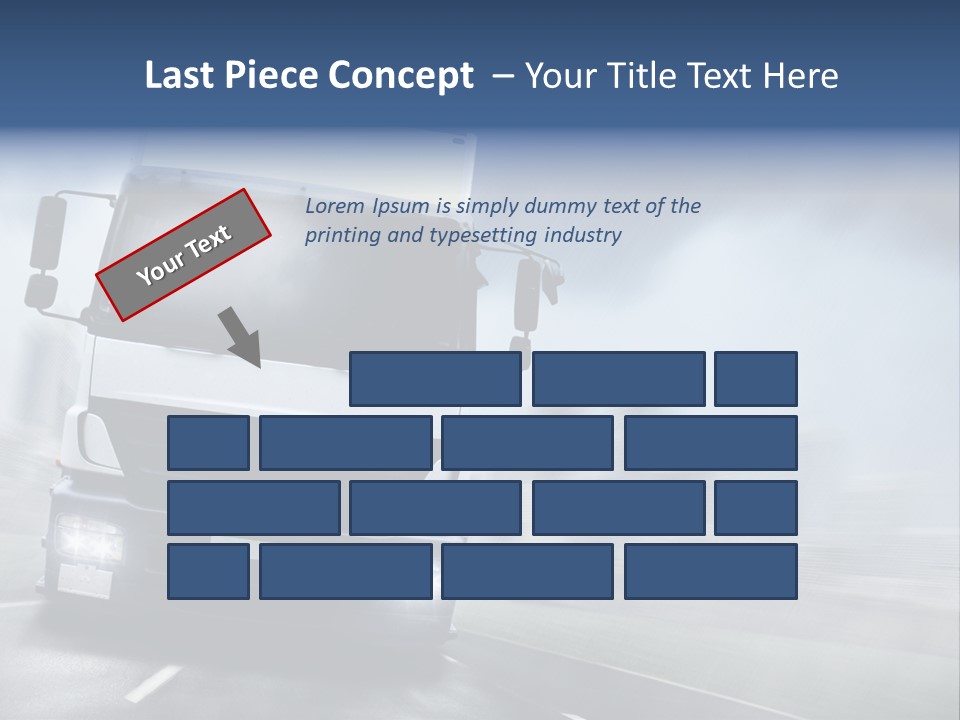 Toll Transport Itinerary PowerPoint Template