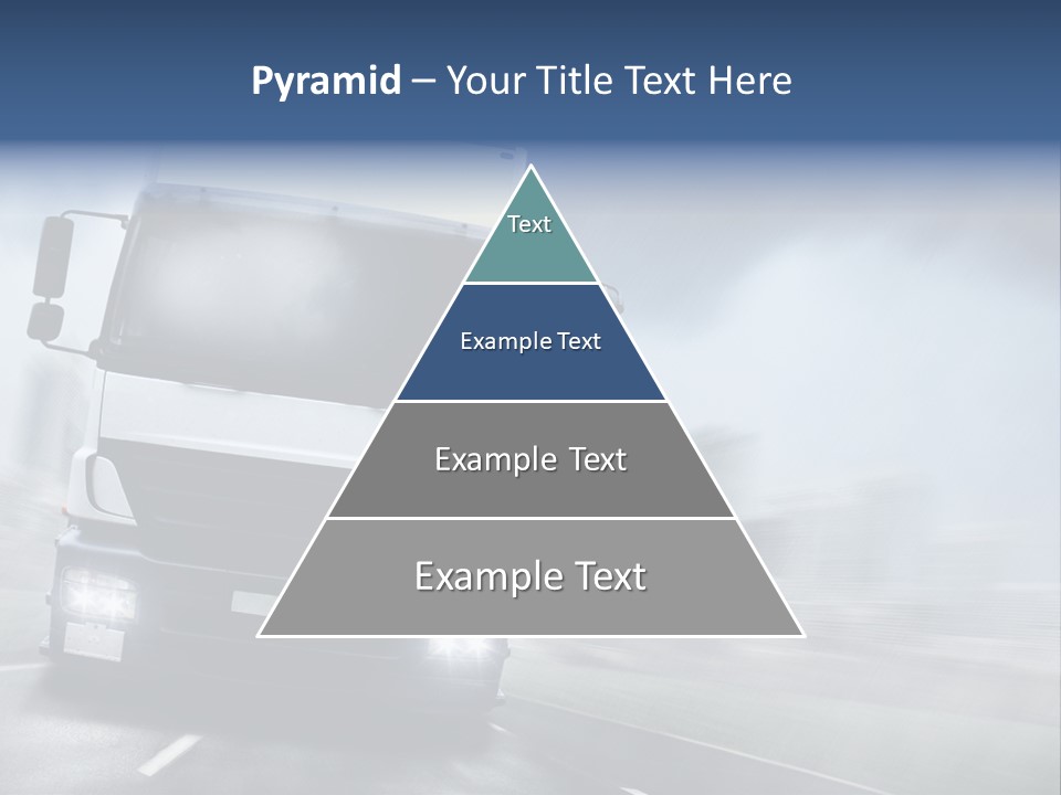 Toll Transport Itinerary PowerPoint Template