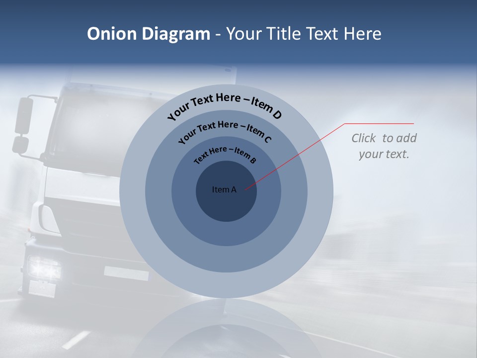 Toll Transport Itinerary PowerPoint Template
