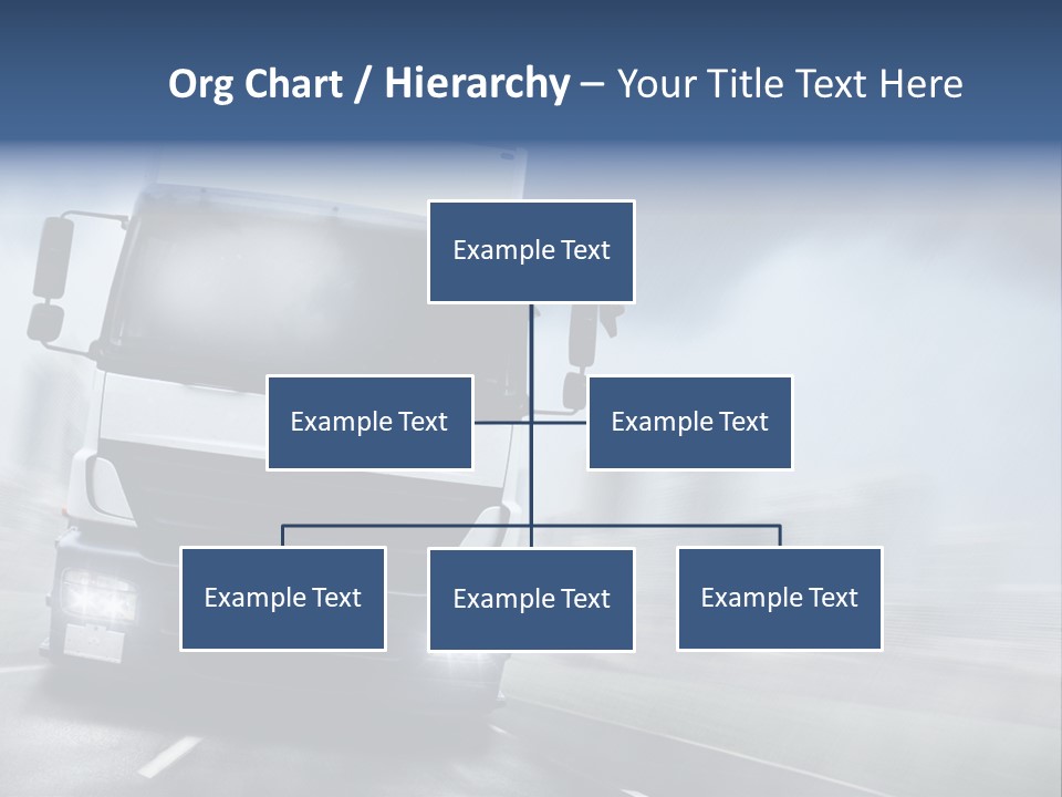 Toll Transport Itinerary PowerPoint Template
