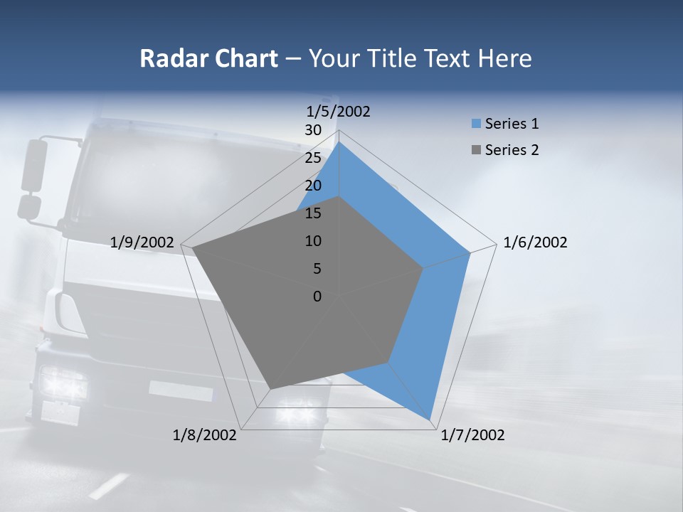 Toll Transport Itinerary PowerPoint Template