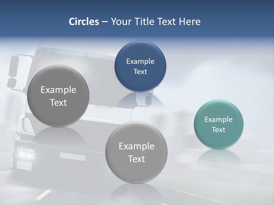 Toll Transport Itinerary PowerPoint Template