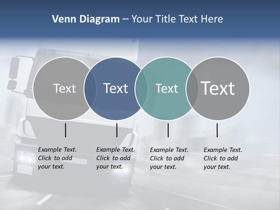 Toll Transport Itinerary PowerPoint Template