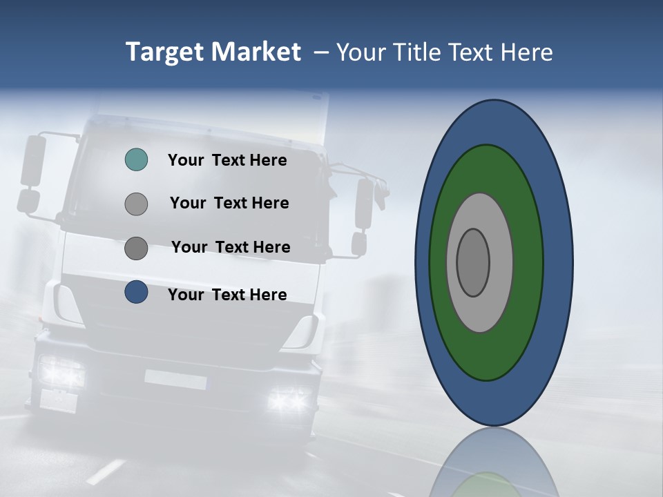 Toll Transport Itinerary PowerPoint Template