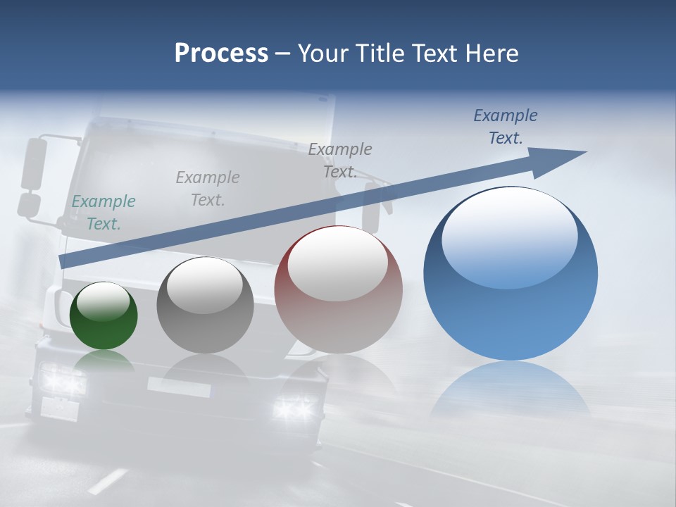Toll Transport Itinerary PowerPoint Template