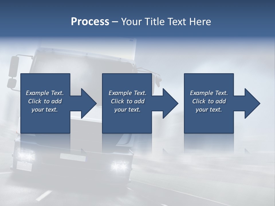 Toll Transport Itinerary PowerPoint Template