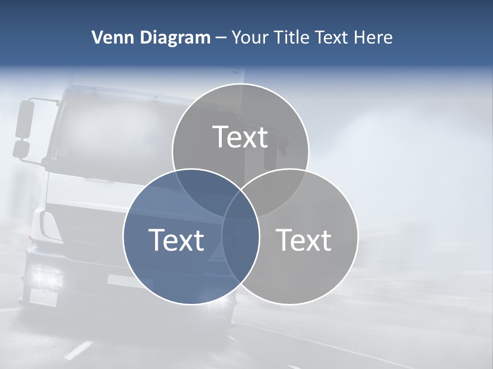 Toll Transport Itinerary PowerPoint Template