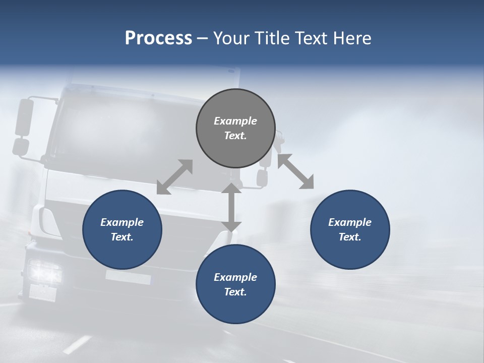 Toll Transport Itinerary PowerPoint Template