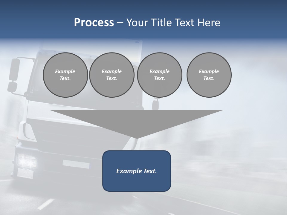 Toll Transport Itinerary PowerPoint Template