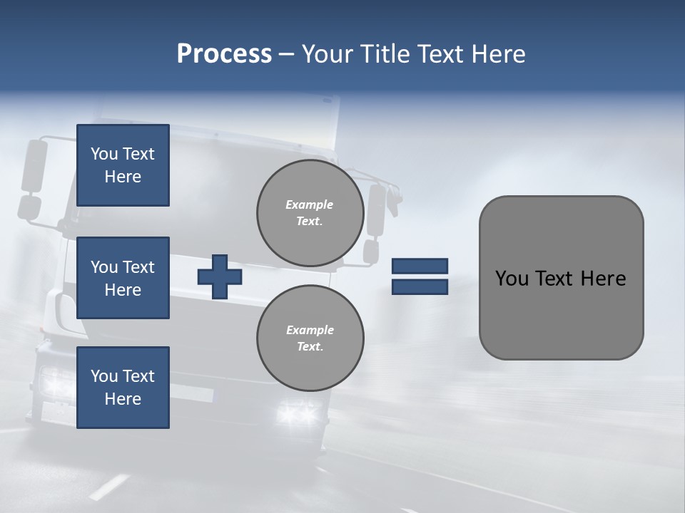 Toll Transport Itinerary PowerPoint Template