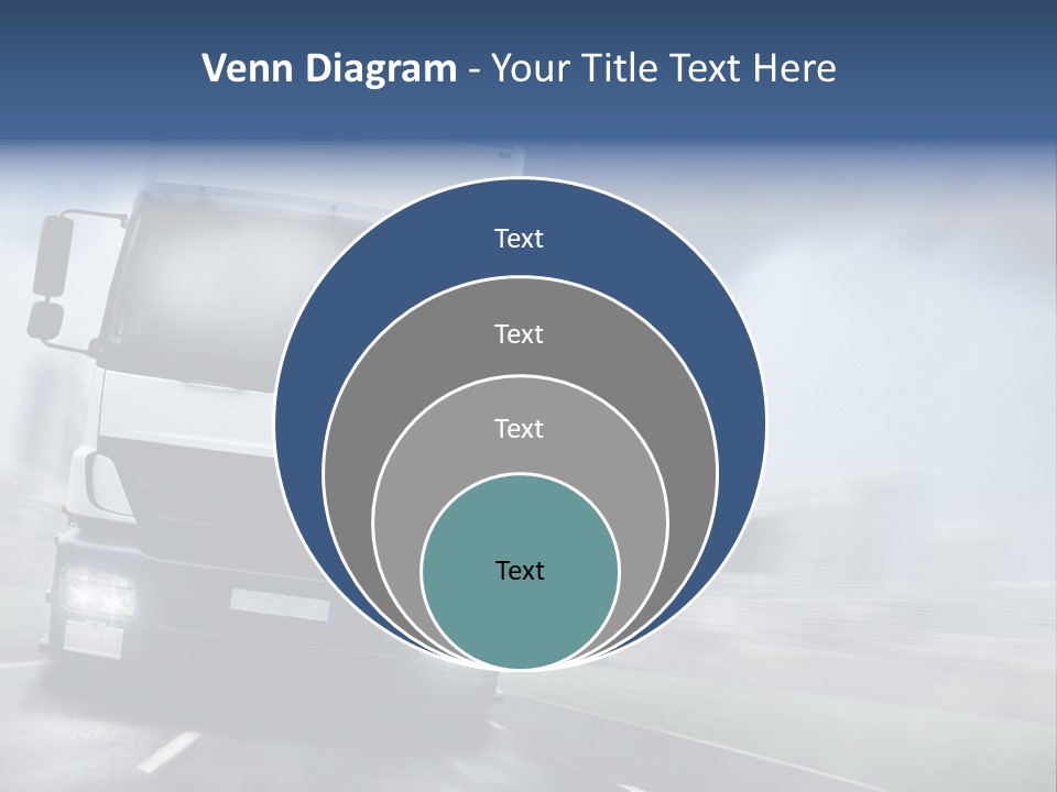 Toll Transport Itinerary PowerPoint Template
