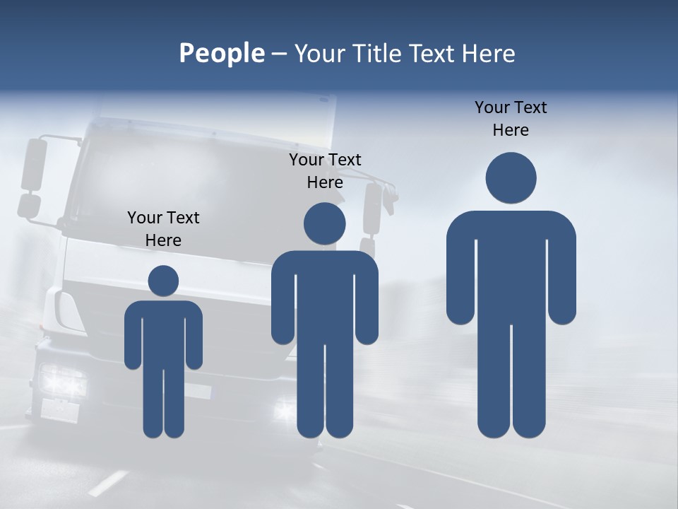 Toll Transport Itinerary PowerPoint Template