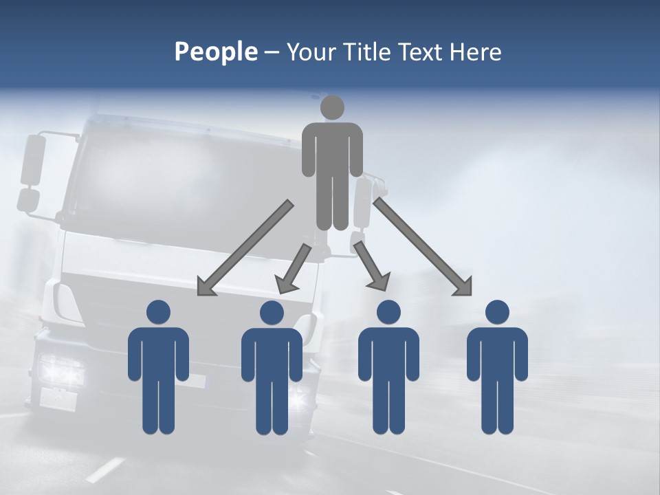 Toll Transport Itinerary PowerPoint Template