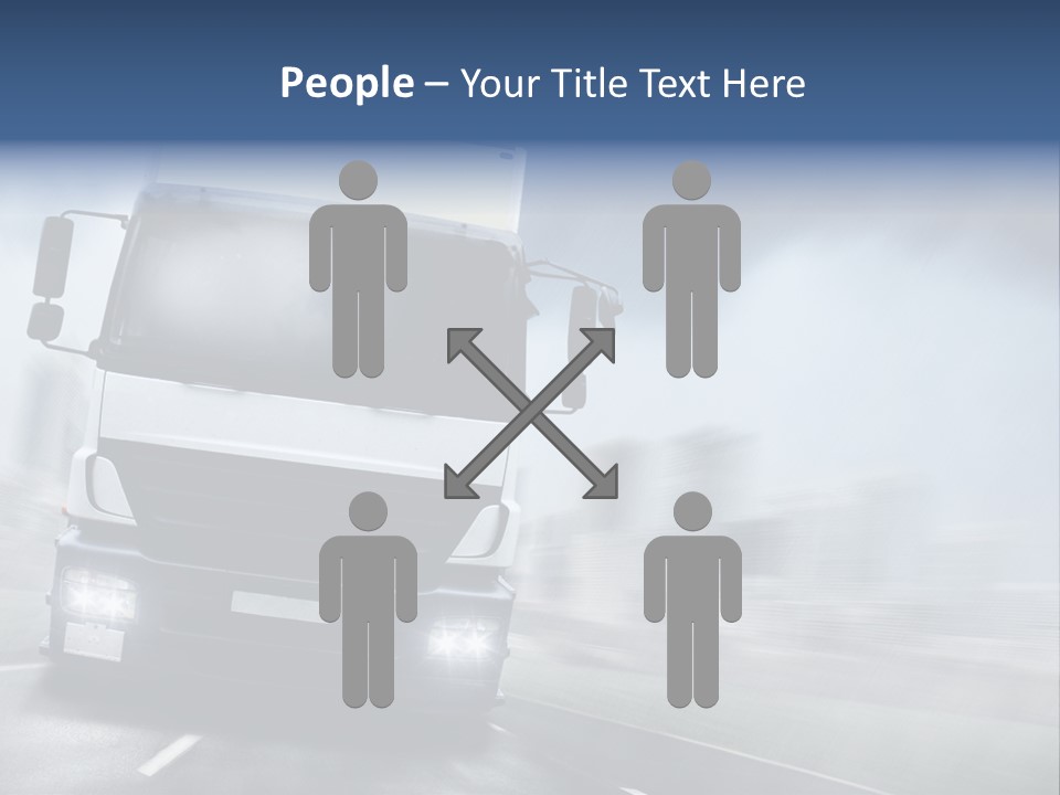 Toll Transport Itinerary PowerPoint Template