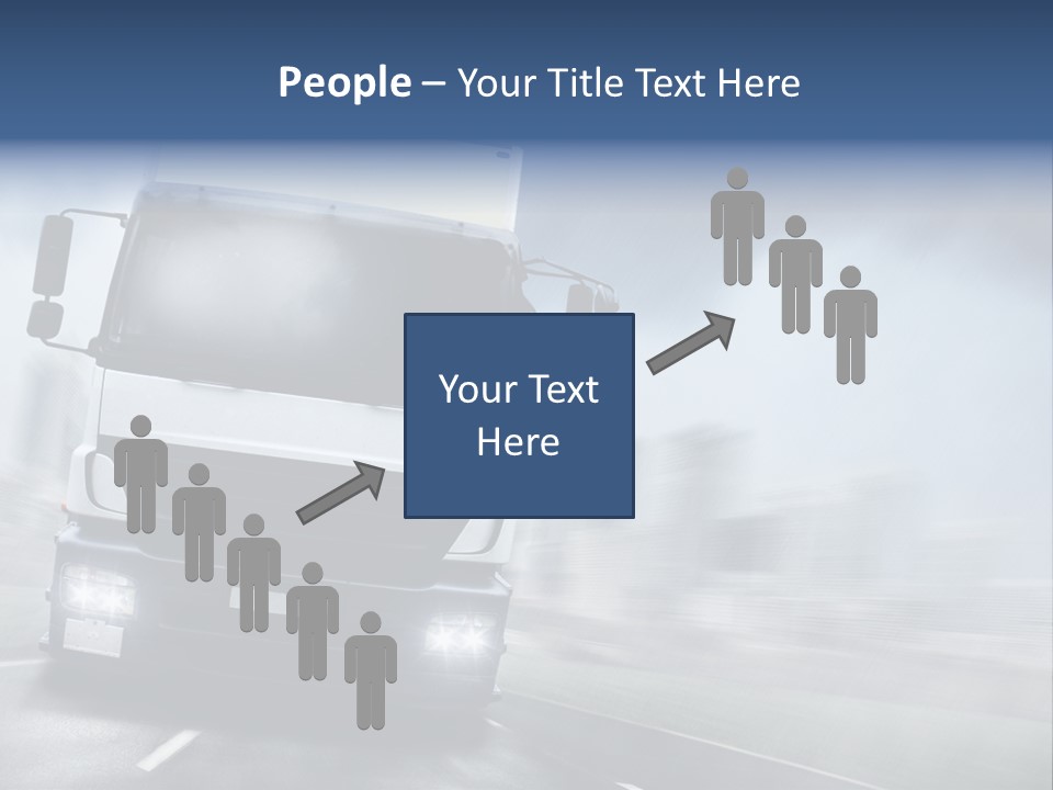 Toll Transport Itinerary PowerPoint Template