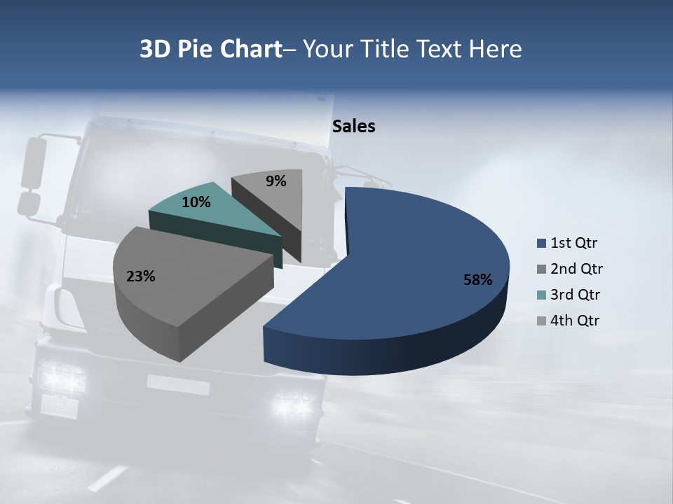 Toll Transport Itinerary PowerPoint Template
