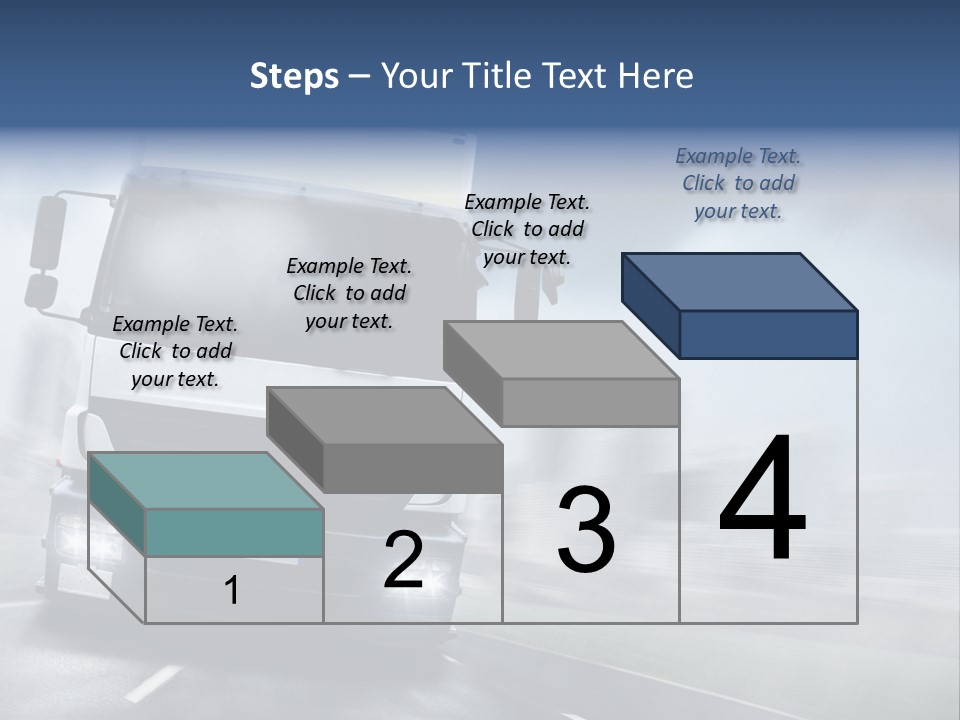 Toll Transport Itinerary PowerPoint Template