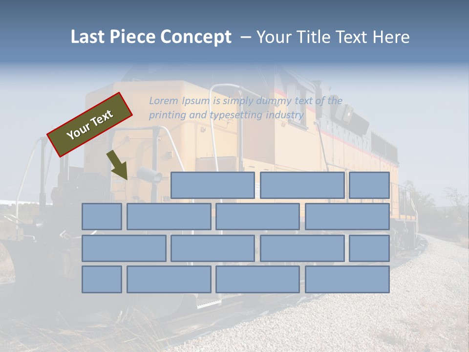 Metallic White Engine PowerPoint Template