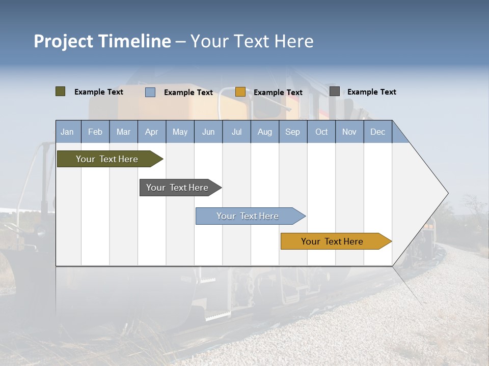 Metallic White Engine PowerPoint Template