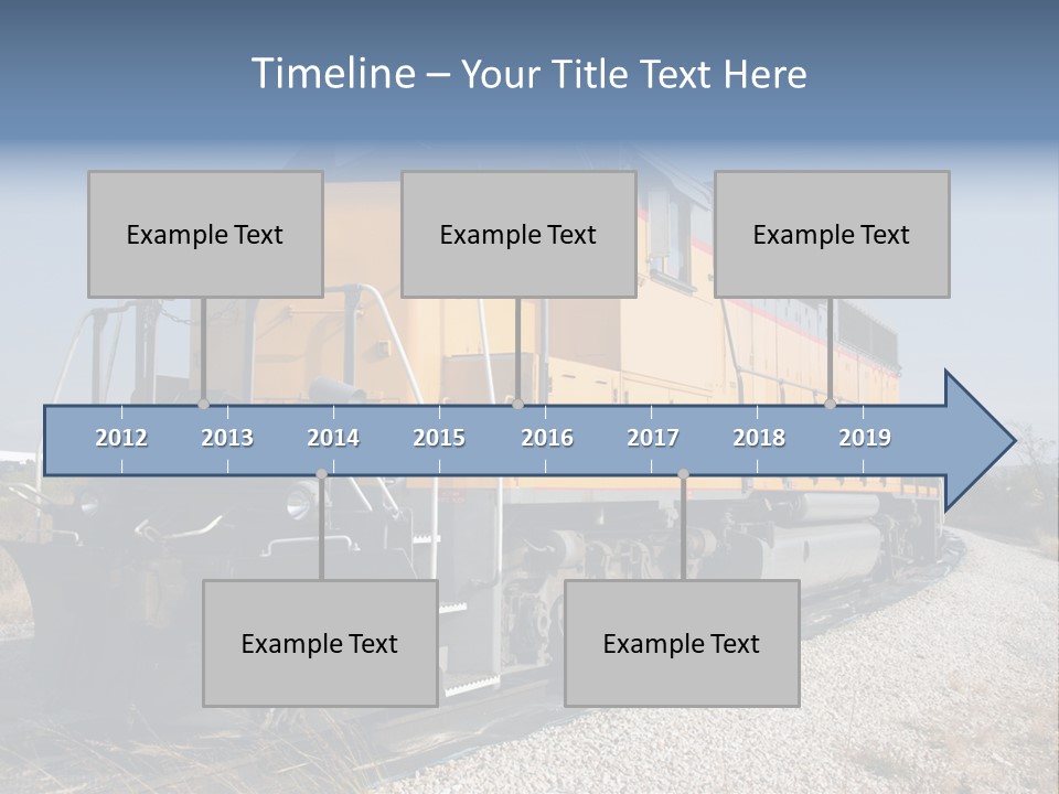 Metallic White Engine PowerPoint Template