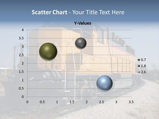 Metallic White Engine PowerPoint Template