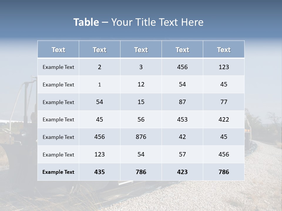 Metallic White Engine PowerPoint Template