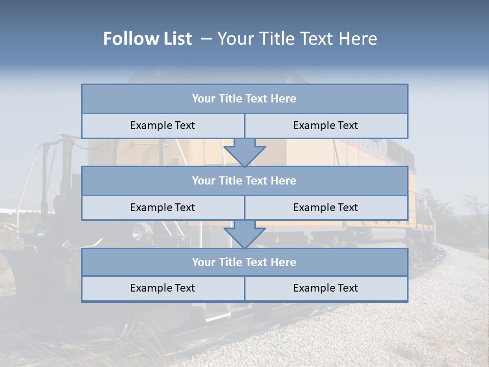 Metallic White Engine PowerPoint Template