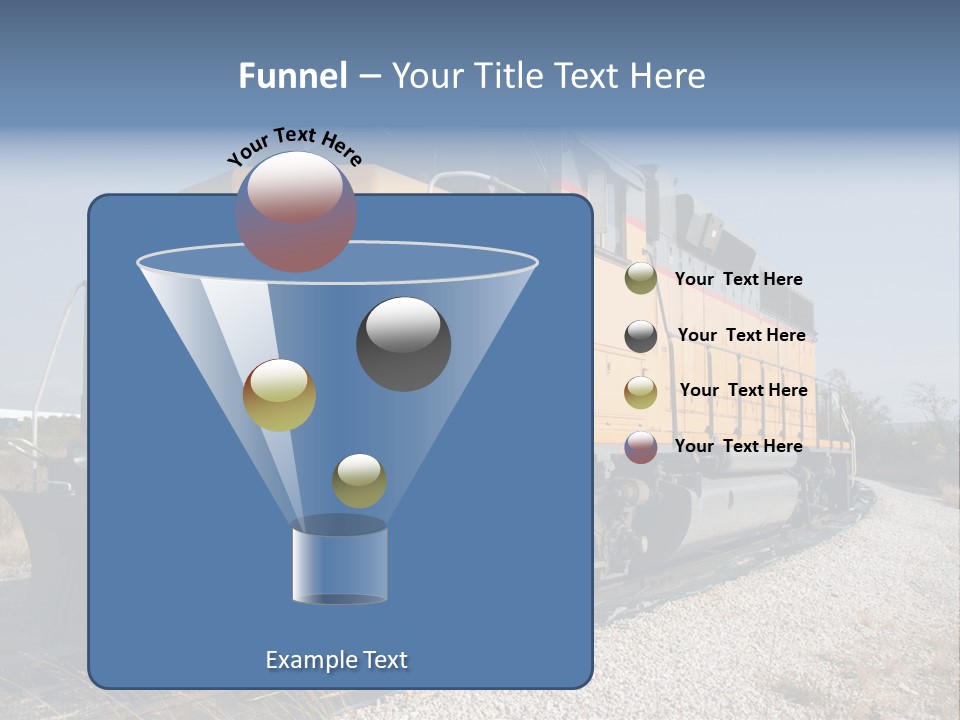 Metallic White Engine PowerPoint Template