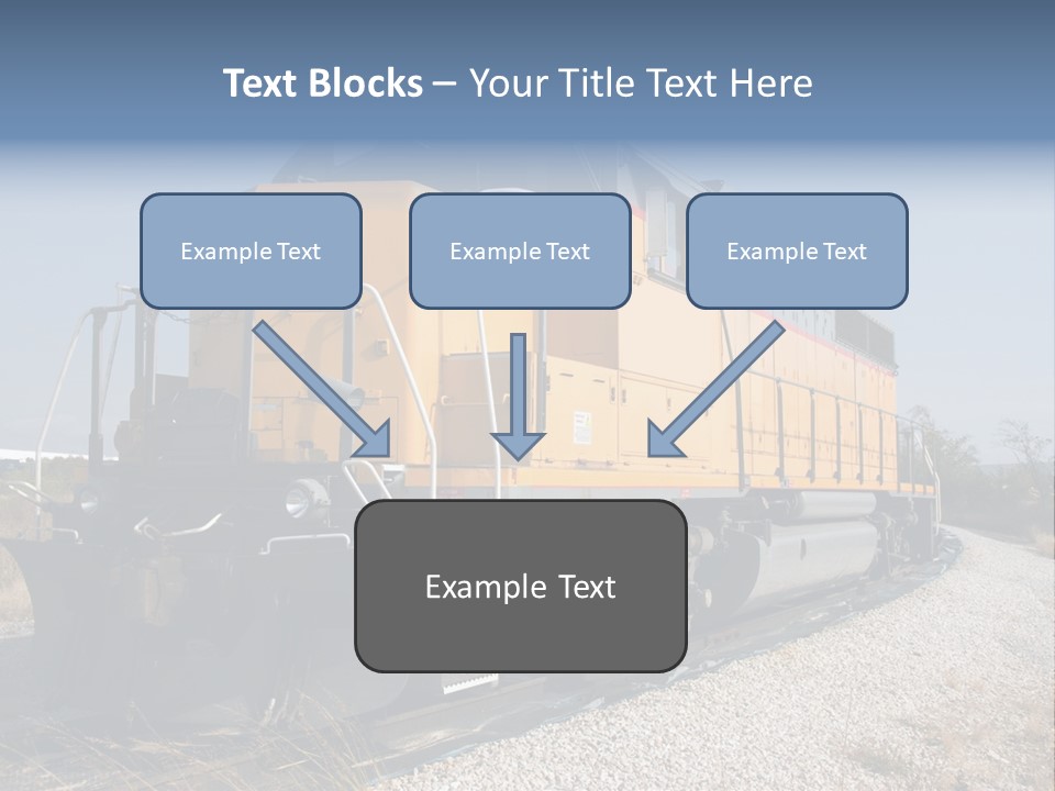 Metallic White Engine PowerPoint Template