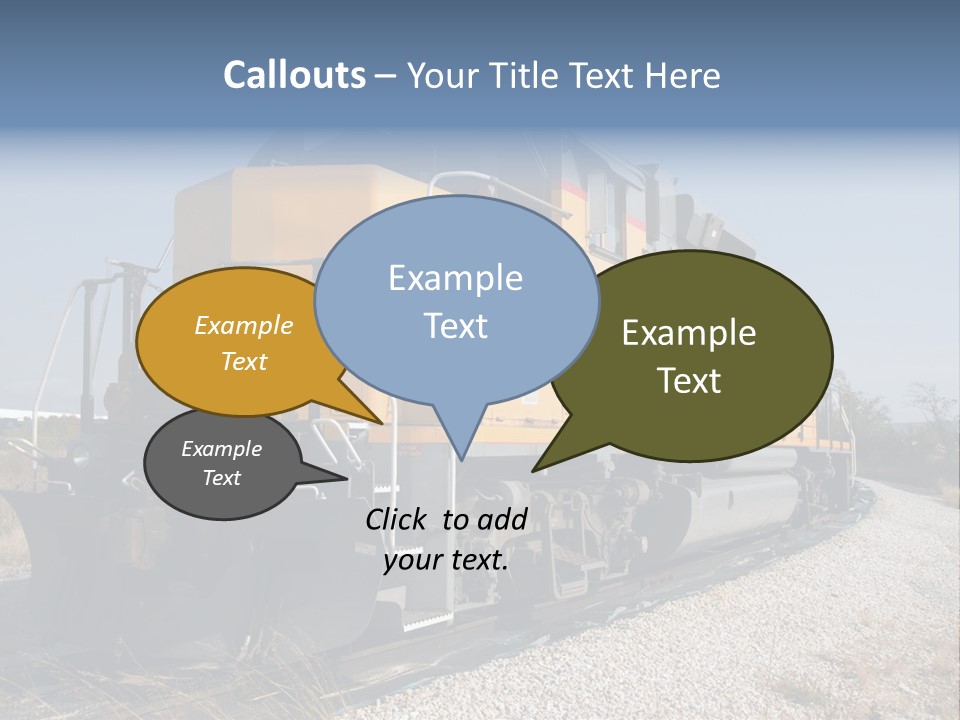 Metallic White Engine PowerPoint Template