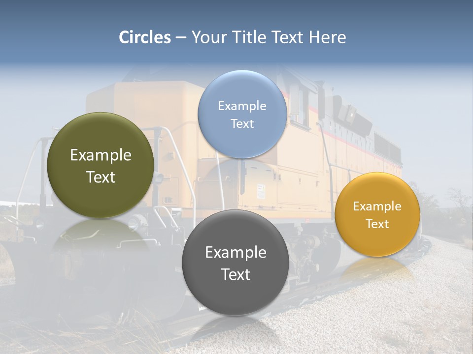 Metallic White Engine PowerPoint Template