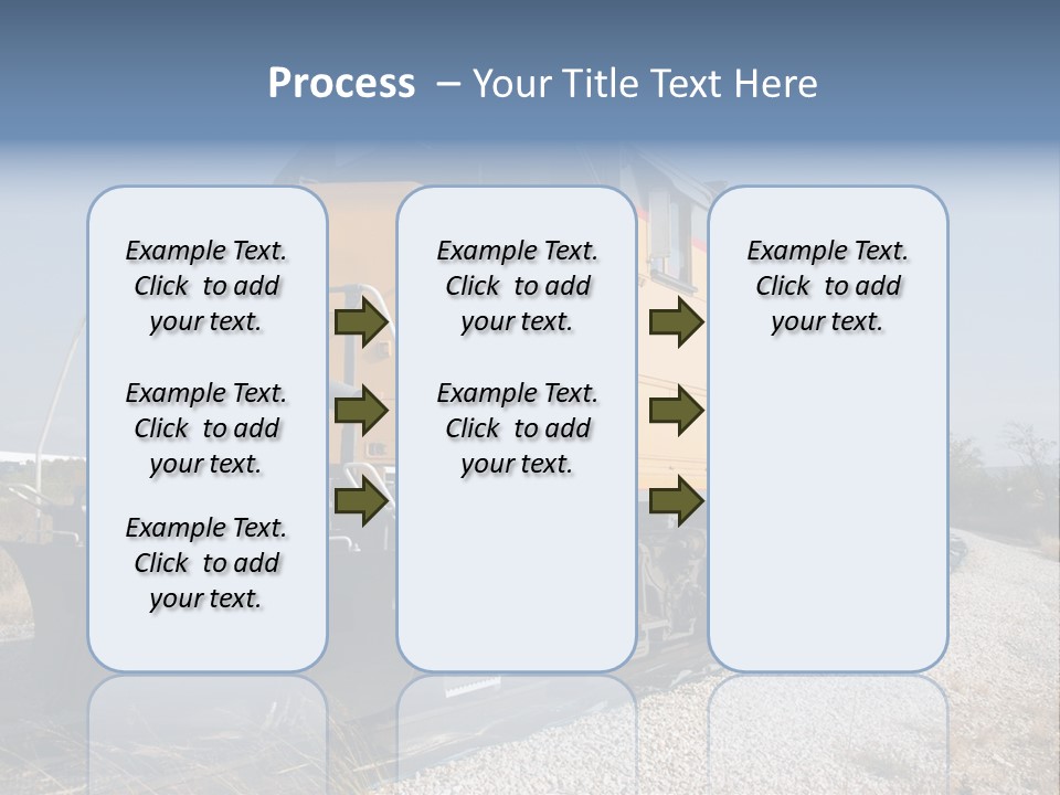 Metallic White Engine PowerPoint Template