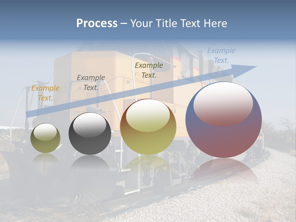 Metallic White Engine PowerPoint Template