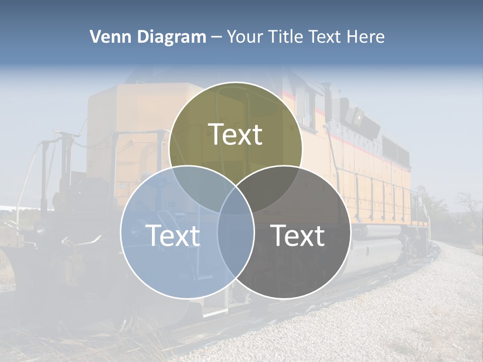 Metallic White Engine PowerPoint Template