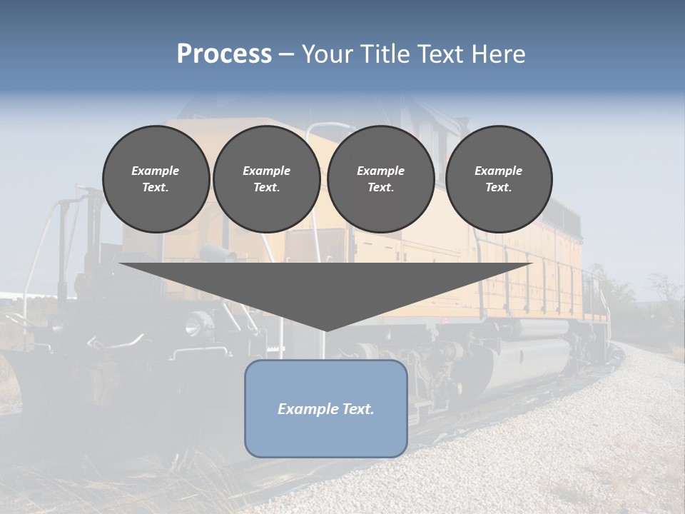 Metallic White Engine PowerPoint Template