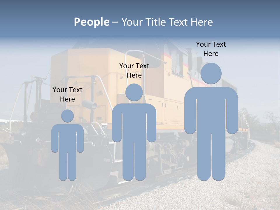 Metallic White Engine PowerPoint Template