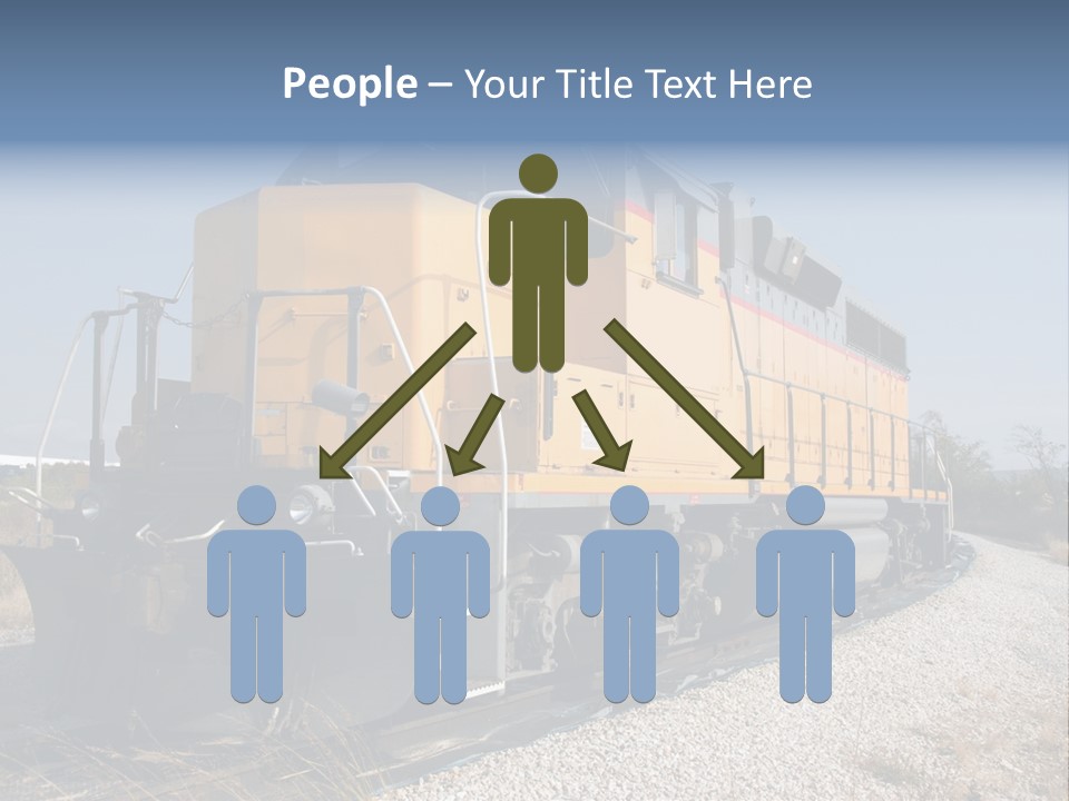 Metallic White Engine PowerPoint Template