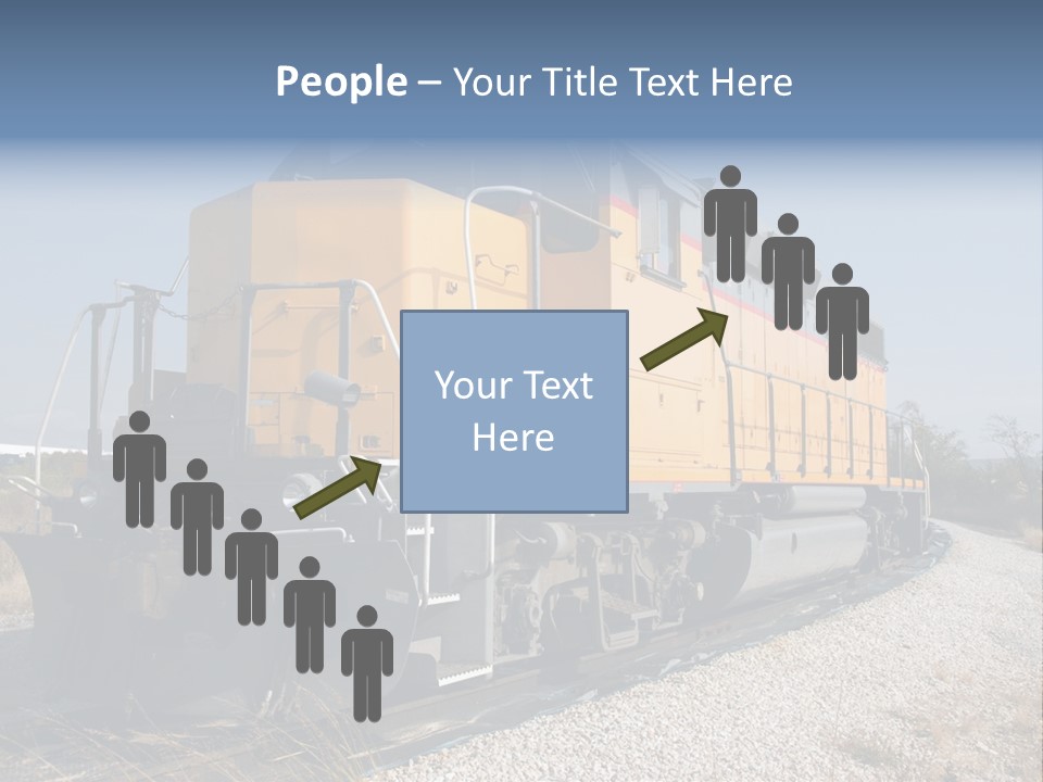 Metallic White Engine PowerPoint Template