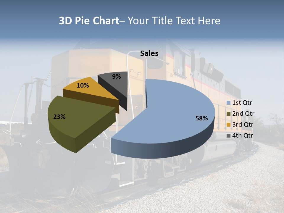 Metallic White Engine PowerPoint Template
