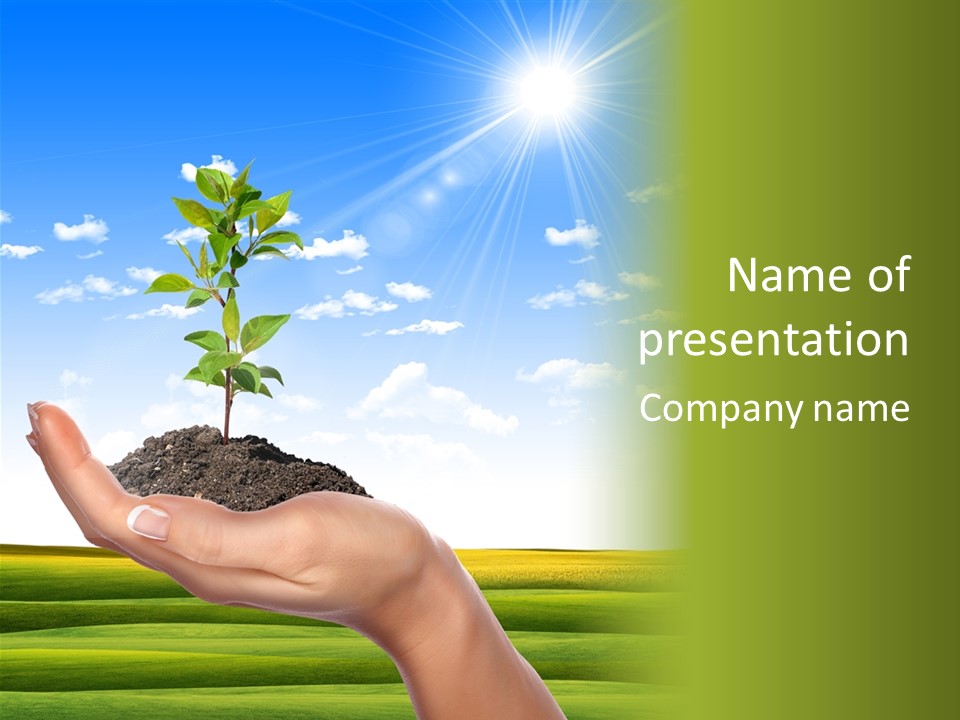 Environment Small Expand PowerPoint Template