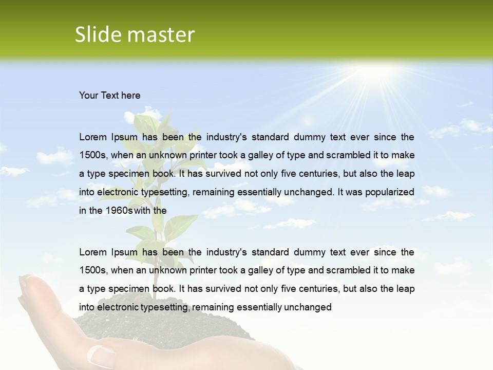 Environment Small Expand PowerPoint Template