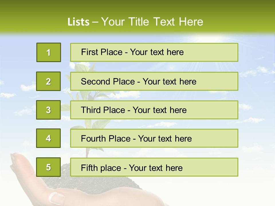 Environment Small Expand PowerPoint Template