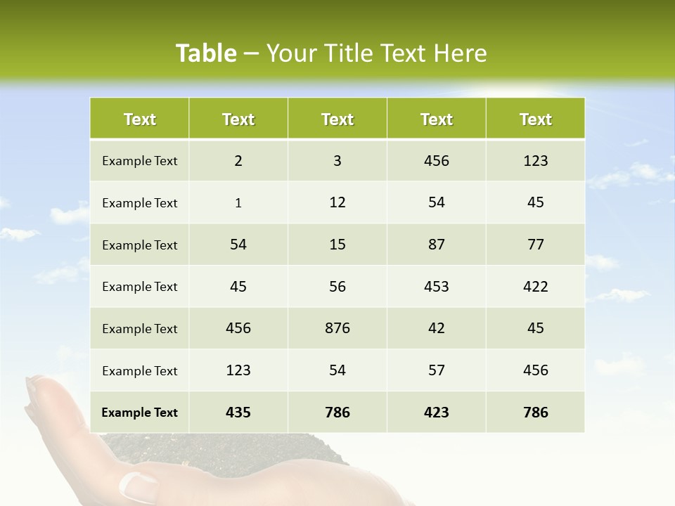 Environment Small Expand PowerPoint Template