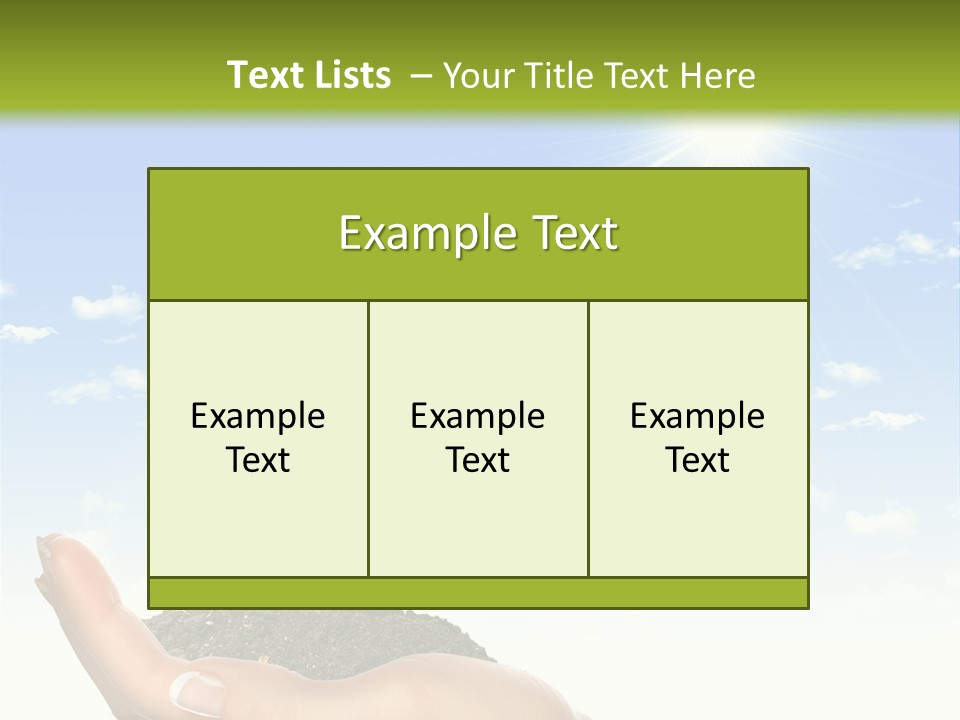 Environment Small Expand PowerPoint Template