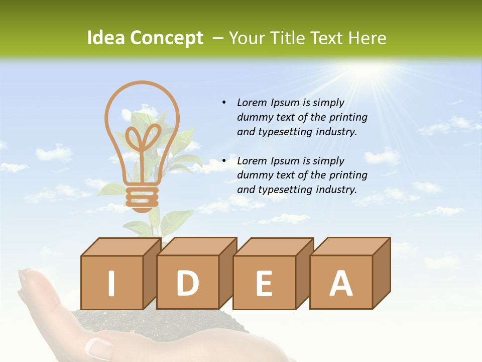 Environment Small Expand PowerPoint Template